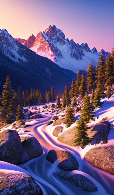 Aesthetic snowy