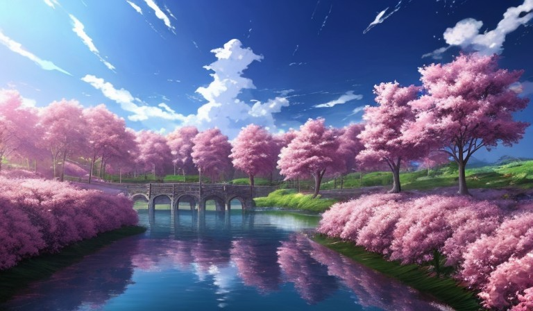 Aesthetic Sky with Bloom